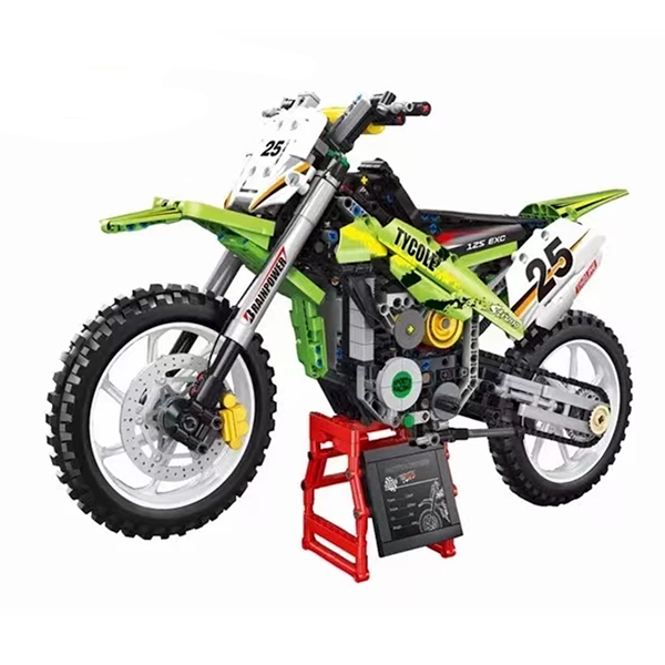 Moto-cross Vert Citron