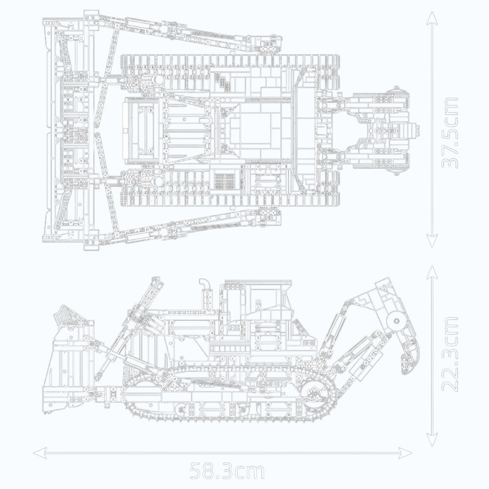 Modèle Bulldozer télécommandé