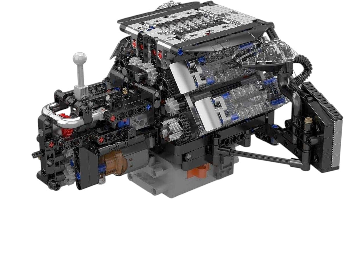 Moteur W12 Twin Turbo Kit électrique avec pièces mobiles